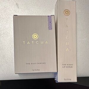 Tatcha Silk Canvas and Kissu Lip Scrub Duo
